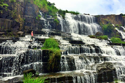 Elephant Falls in Dalat.  The most romantic city in Vietnam.