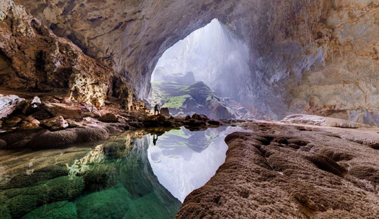 Son Doong cave.  The most beautiful cave in the world.