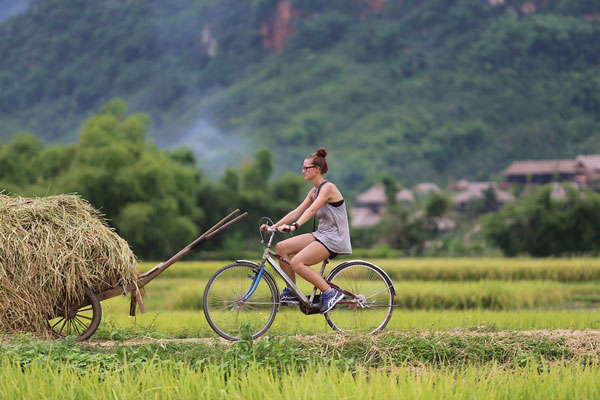 Off-the-beaten-path tours.  Bike the Vietnam countryside.